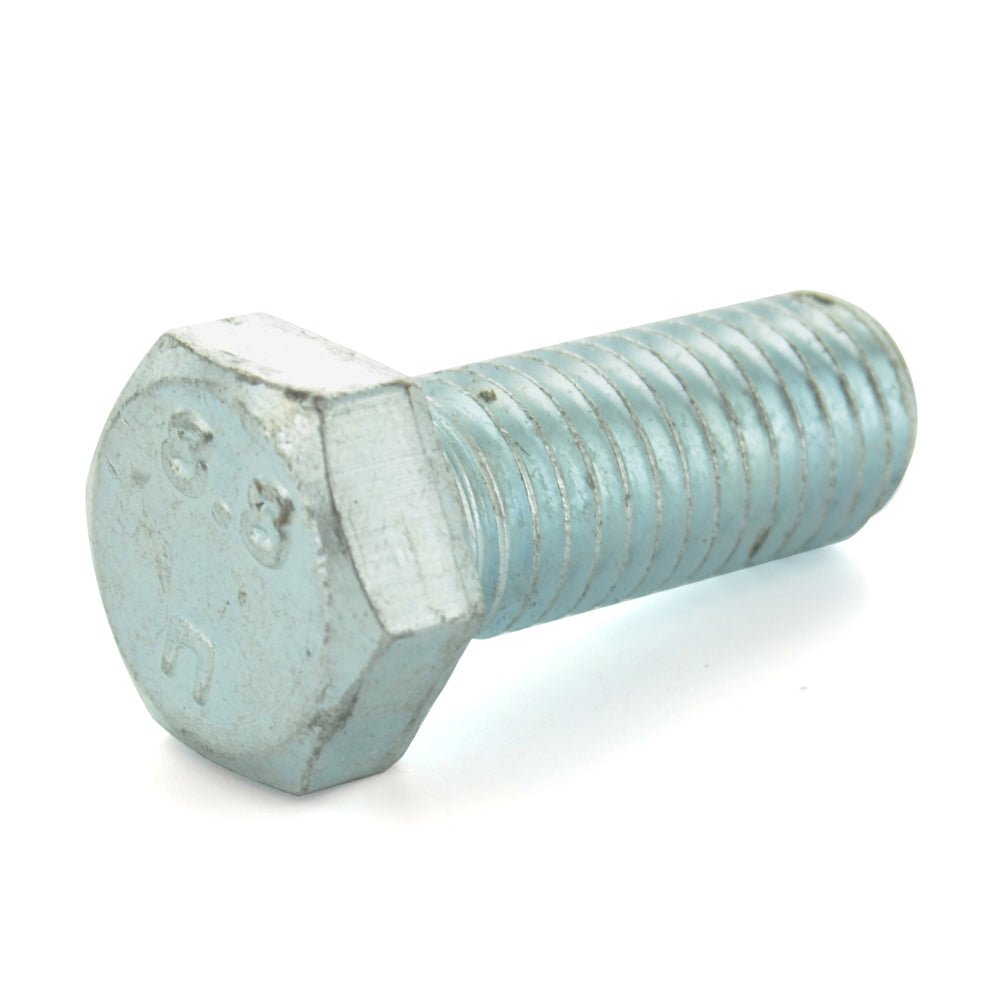 M8 x 1.25 x 65 Mm Coarse Class 8.8 Zinc Plated Steel Hex Head Cap Screw USA