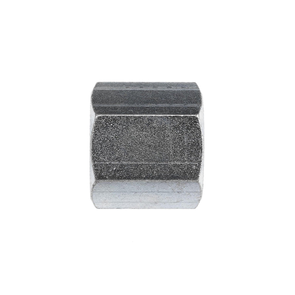 3/4" Threaded Black Steel Hex End Cap