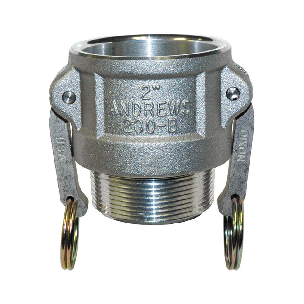 1 Inch Female Coupler X Male National Pipe Thread (MNPT) Aluminum Type B Tough-Tite™ Industrial Cam And Groove Coupling