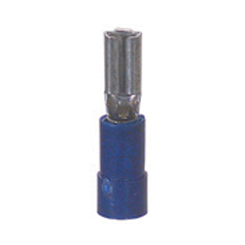 16-14 Gauge Female Push On Connector 1/8" Tab PVC Insulated Blue