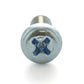 M3 x 0.5 x 10 mm Coarse Class 4.8 Zinc Plated Steel Phillips Drive Pan Head Reduced Machine Screw