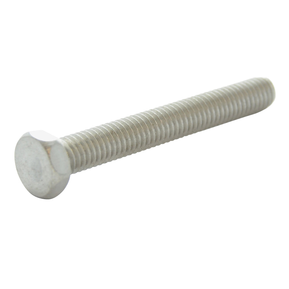 #10-32 x 3/4 Inch Fine Plain 18-8 (A2) Stainless Steel Hex Head Machine Screw