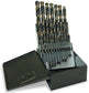 21 Piece Wolverine 140-Degree Split Point Jobber Length Drill Set With Metal Index
