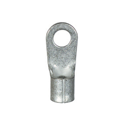 6 AWG 1/4 Inch Stud Tin Plated Copper Non-Insulated Versakrimp™ Female Ring Tongue Terminal