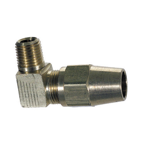 3/8 Tube X 3/8 Inch Brass 90 Begree Male Eblow D.O.T. Air Brake Connector For Copper Tubing