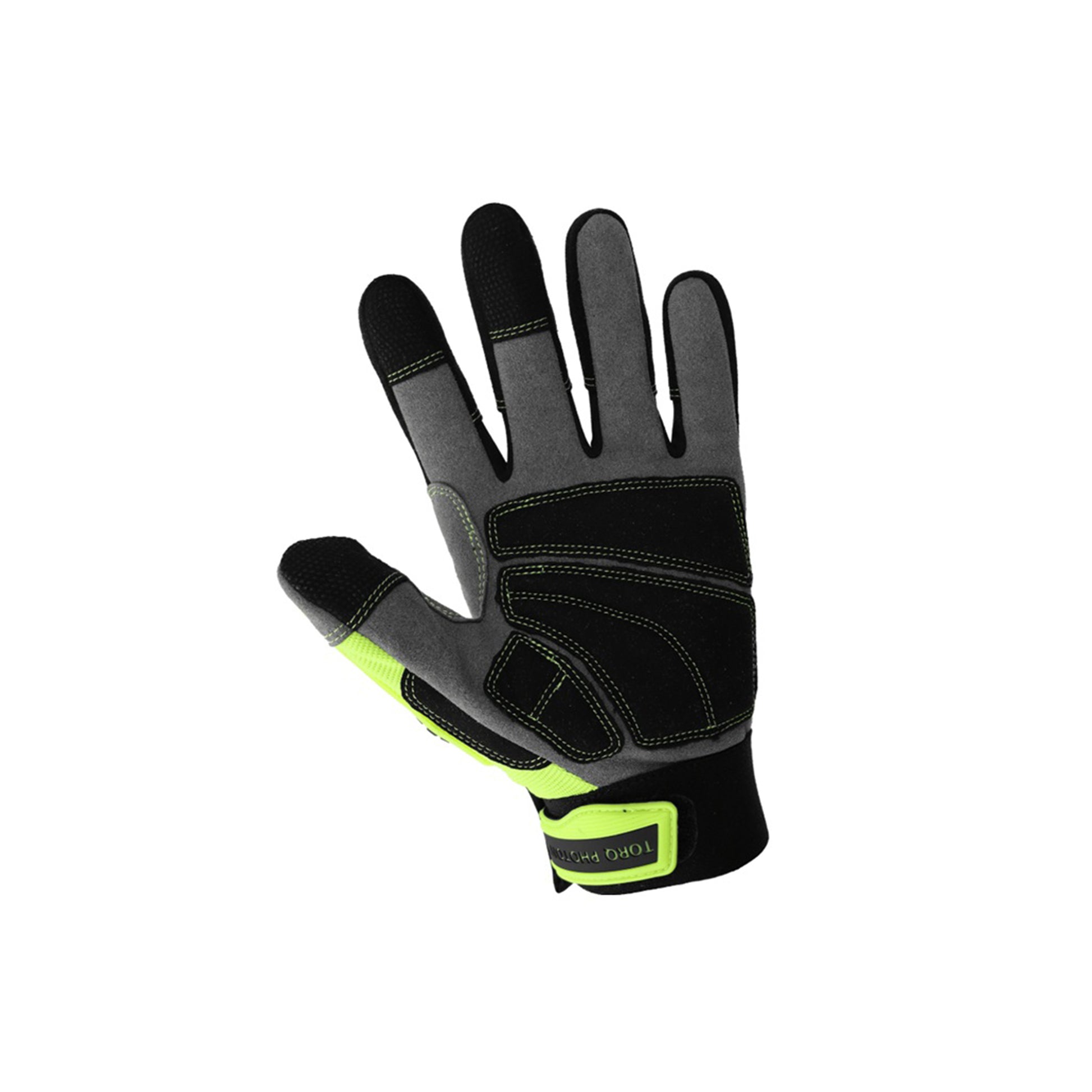 Torq Photon™ High-Visibility Mechanic Gloves With Enhanced Impact And Abrasion Protection - X-Large
