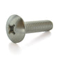 #10-24 x 3/4 Inch Coarse Plain 18-8 (A2) Stainless Steel #2 Phillips Drive Truss Head Machine Screw