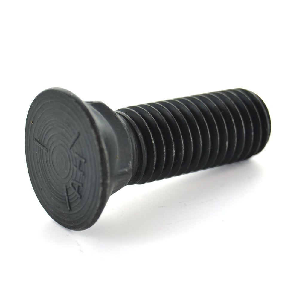 3/8-16 x 1-1/4 Inch Coarse Plain Grade 5 Flat Head Plow Bolt