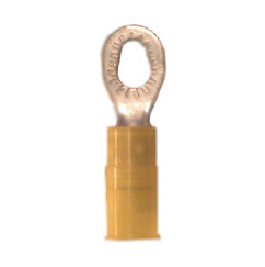 12-10 Gauge Multi Stud Ring Terminal #6 Stud, #8 Stud, #10 Stud Nylon Insulated Yellow
