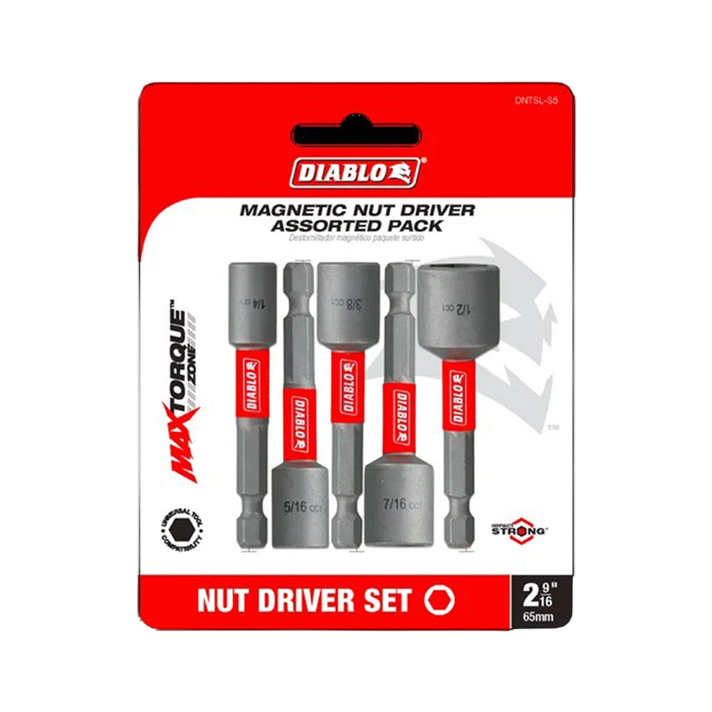 5Pc 2 9-16 Nutdriver Set