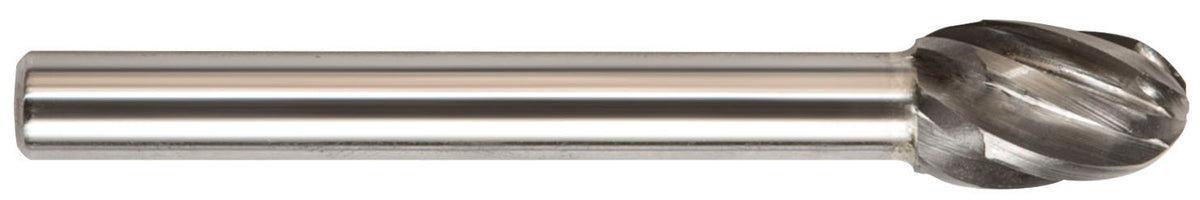 3/16 Inch Oval 1/8 Inch Shank Se-53 Carbide Bur