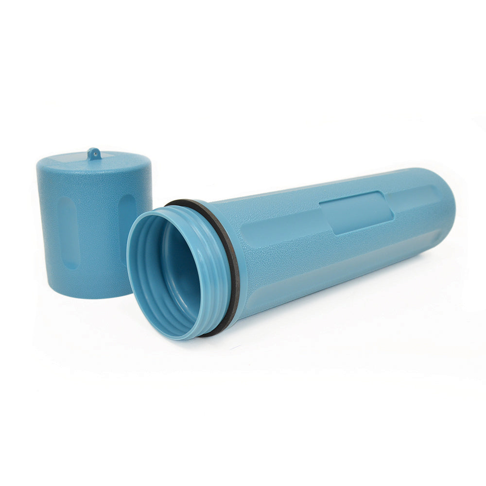 18 Inch Re-Useable Welding Electrode Canister Blue