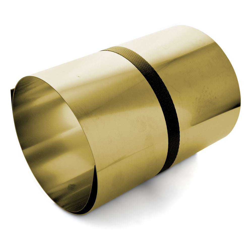 6 Inch X 100 Inch X 0.0010 Inch Full Hard Cold Rolled Cda Alloy Brass Shim Stock - Clearance