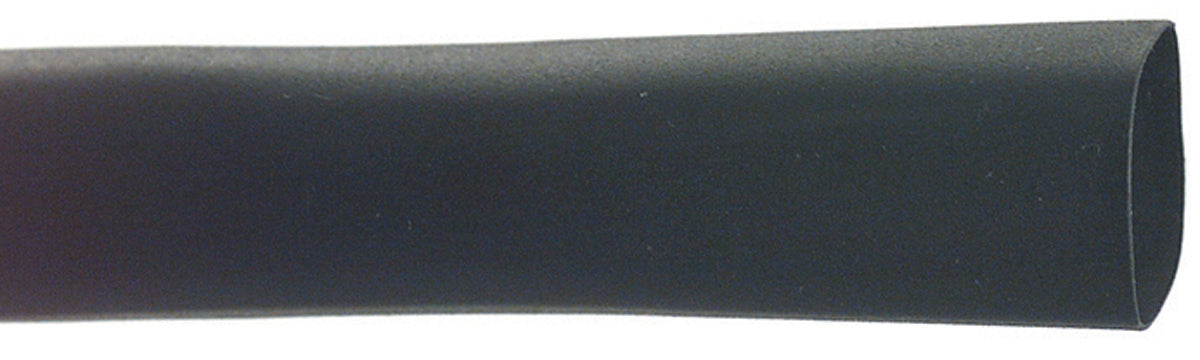 1/2 Inch x 6 Inch Black Polyolefin Thin Wall Heat Shrink Tubing