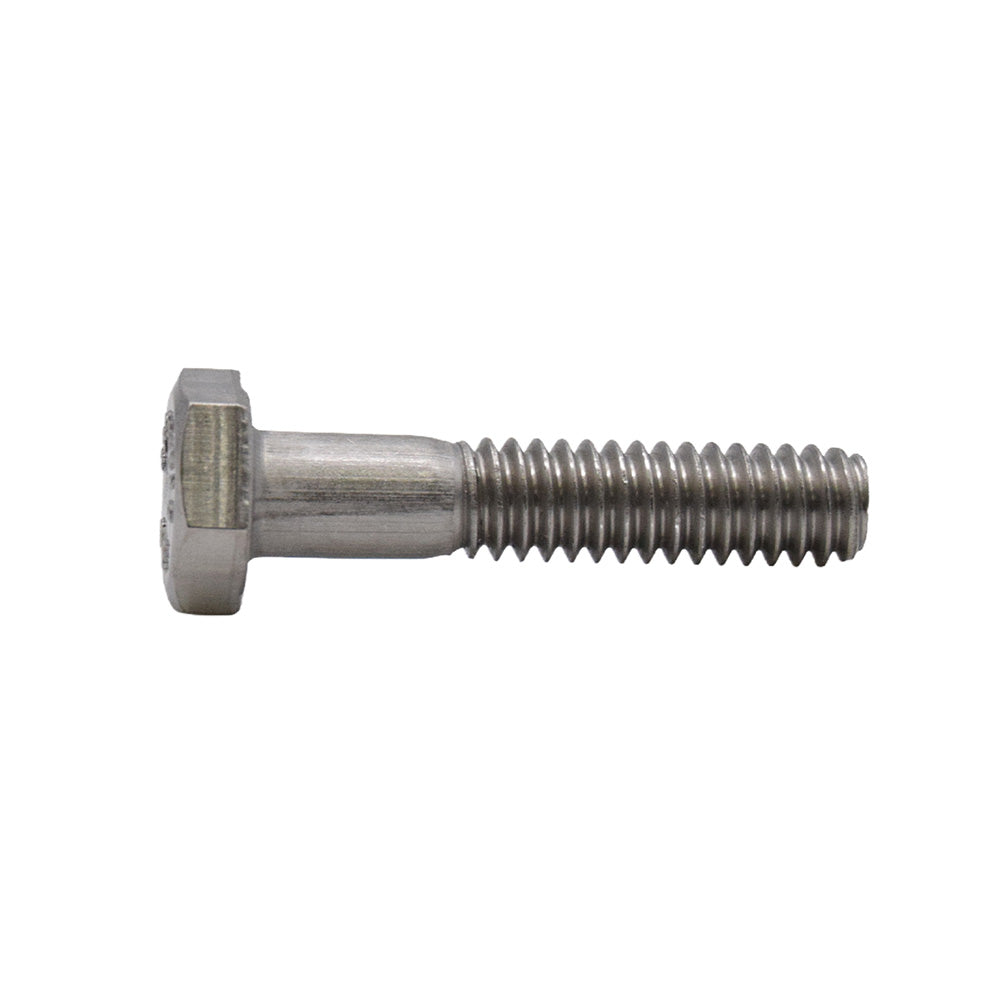 1/4-20 x 2-3/8 Inch Coarse Plain 316 Stainless Steel Hex Head Cap Screw