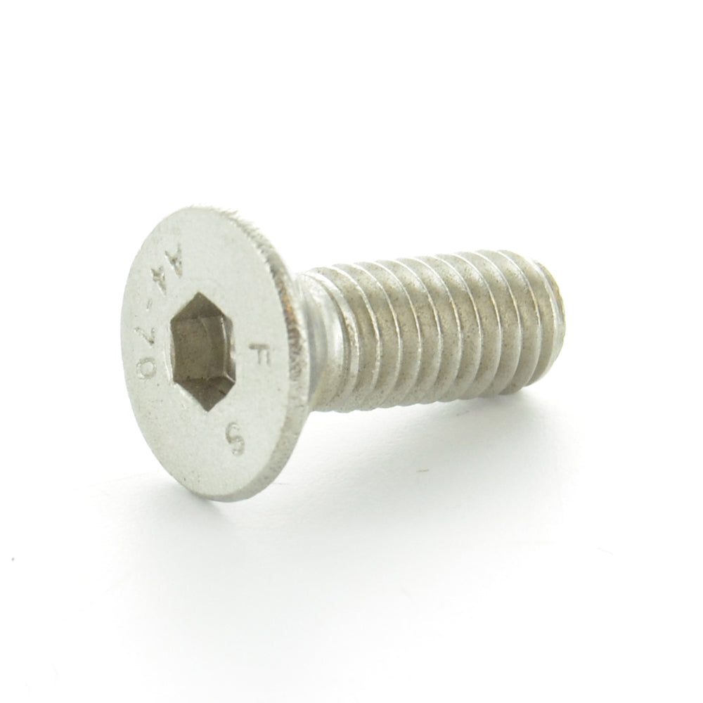 M6 x 1 x 45 Mm Coarse Plain 316 (A4) Stainless Steel DIN 7991 Flat Head Socket Cap Screw