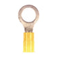 12-10 Gauge Ring Terminal 3/8" Stud Nylon Insulated Yellow
