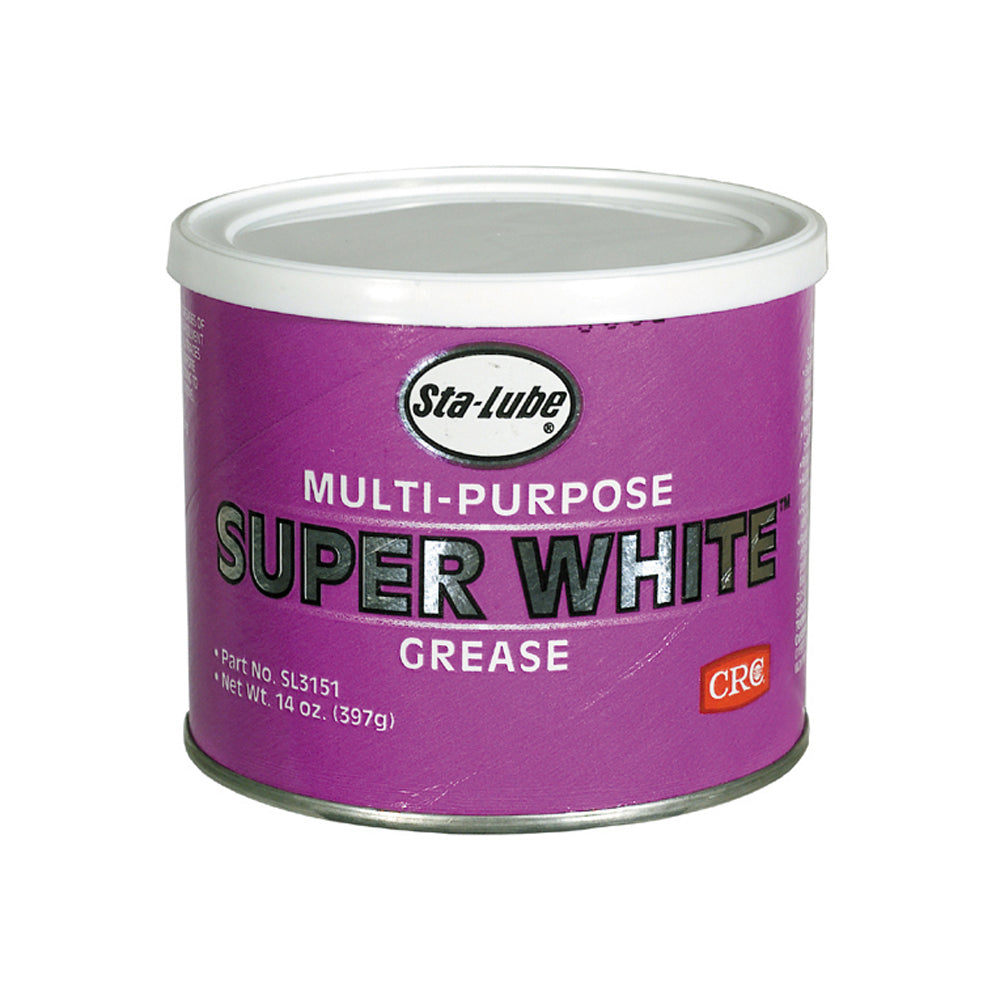 Sta-Lube Super White Multi-Purpose H-2 Grease - 14 oz