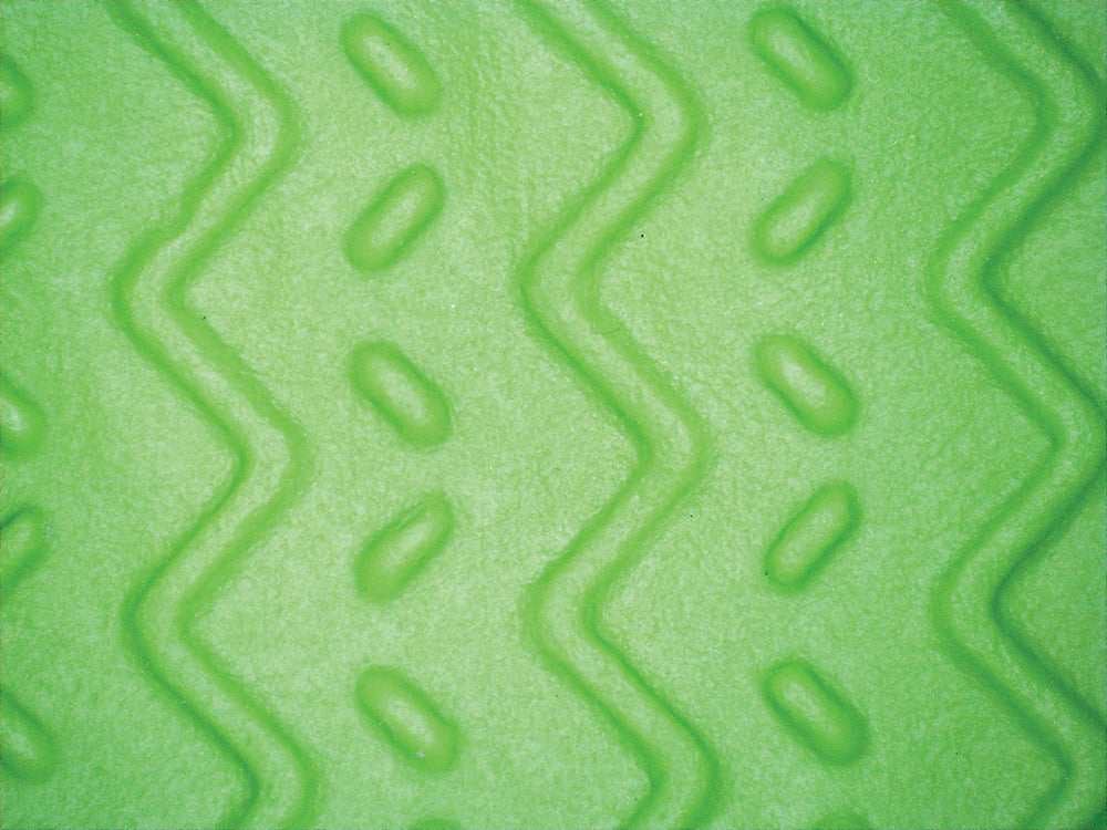 Global Glove Panther-Guard Bio-D Nitrile Powder-Free Industrial Green 6-Mil Wave Texture Disposable Gloves Large