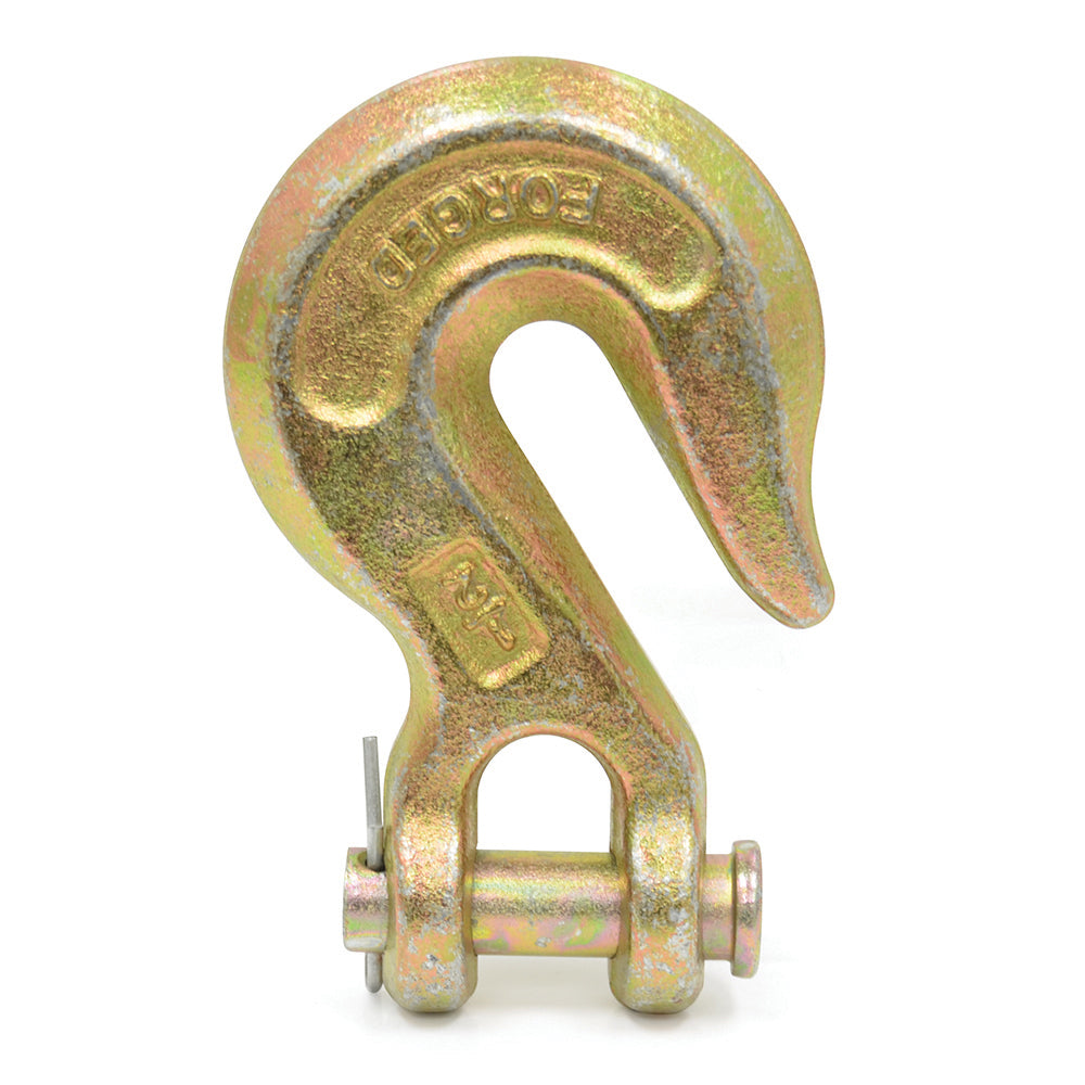 1/4 Inch Grade 70 Yellow Chromate Transport Clevis Grab Hook