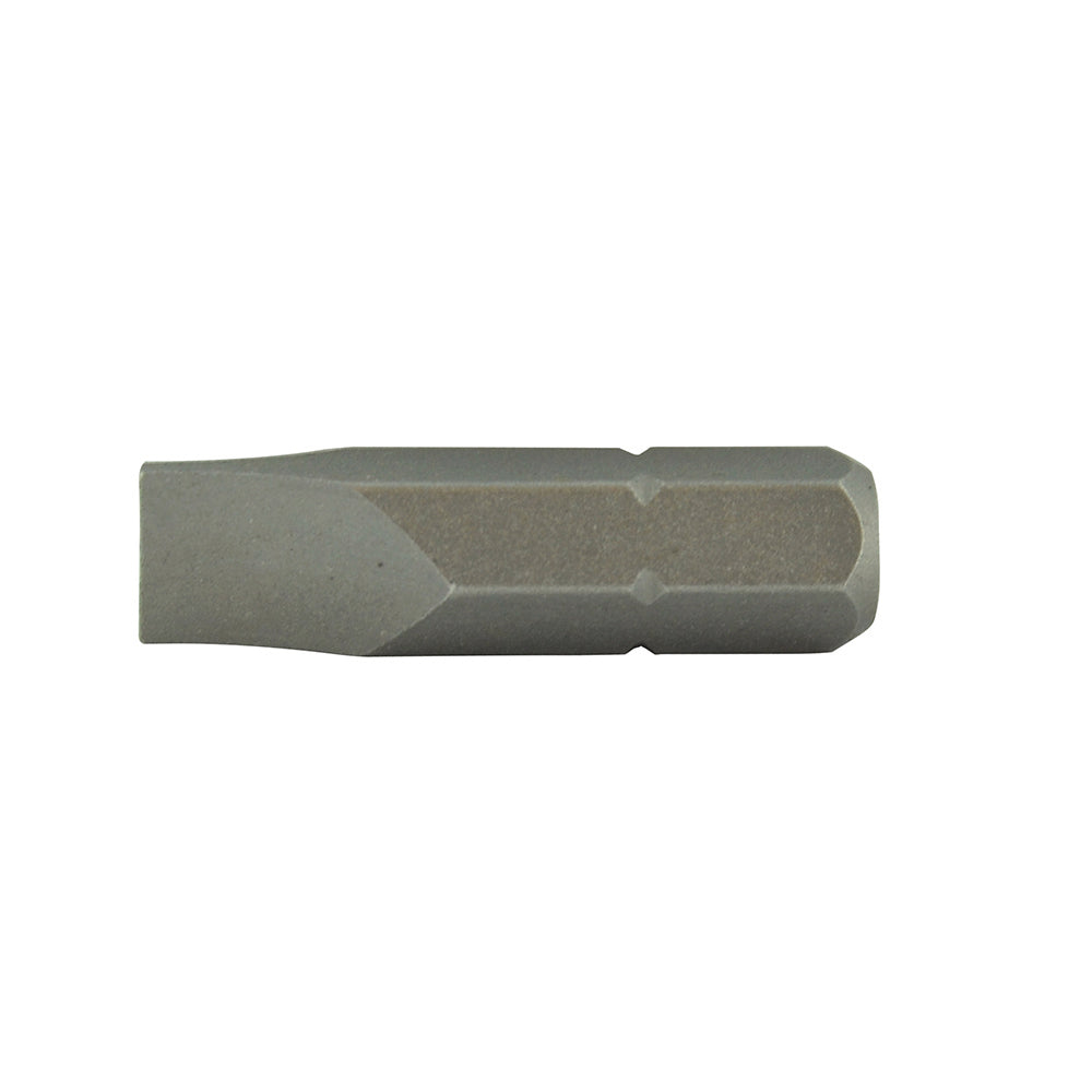 Slotted Drive 1/4 Inch Hex Shank #4-5 Tip 1 Inch Length Steel Insert Bit