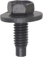 5/16-18 x 7/8 Inch Coarse Black Steel Dog Point Hex Head Body Bolt With Free Spinning Washer