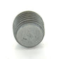 1/8" Schedule 40 Male NPT Black Malleable Iron Hex Head Pipe Plug