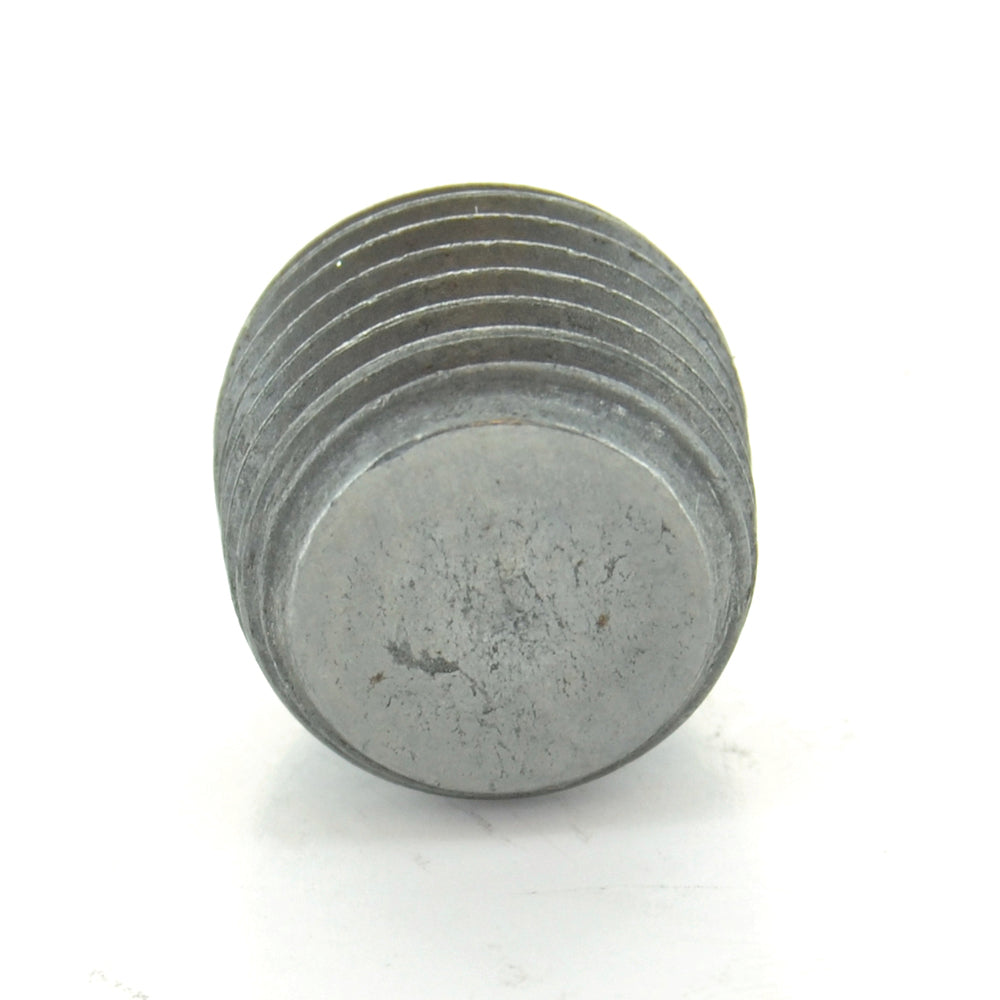 3/8" Schedule 40 Male NPT Black Malleable Iron Hex Head Pipe Plug