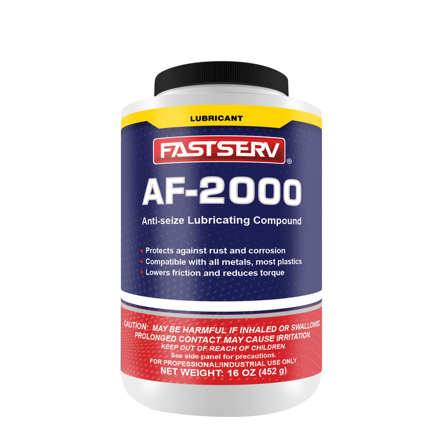Fastserv Af-2000 Anti-Seize Lubricant - Brush-Top - 16 Oz Net Weight - Bottle