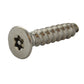 #10 x 1 Inch Stainless Steel Torx Pin Flat Head Tamper Resistant Sheet Metal Screw