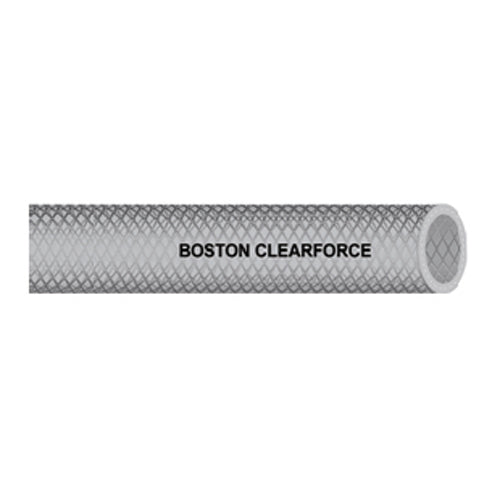 3/8 Inch X 0.63 Inch X 100 Ft Clear- Flexible PVC Food And Beverage Hose