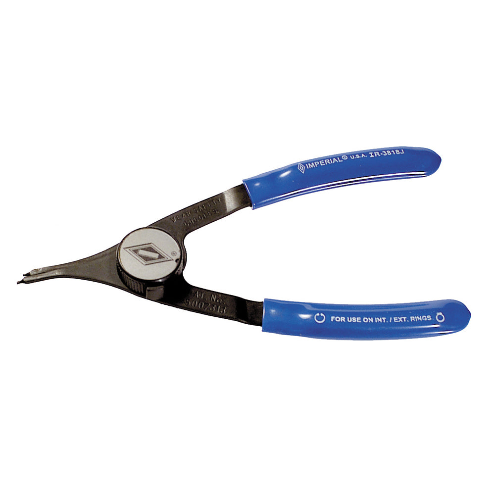 0.047 Inch Tip Dia X 18 Degree Tip Angle Cam-Lock Convertible Retaining Ring Plier