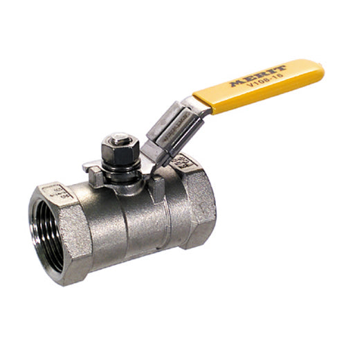 1 Inch NPT 800 Psi 304 Stainless Steel Unibody Ball Valve