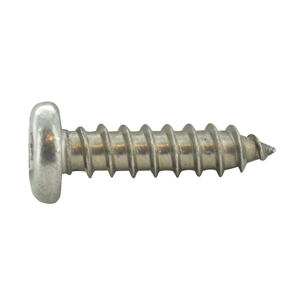 #8 x 2 Inch Stainless Steel Spanner Pan Head Tamper Resistant Sheet Metal Screw