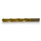 33/64 Inch 135 Degree Split Point Gold Nitro-Carburized Hi-Molybdenum Tool Steel Jobber Length Drill Bit - Shop Pro