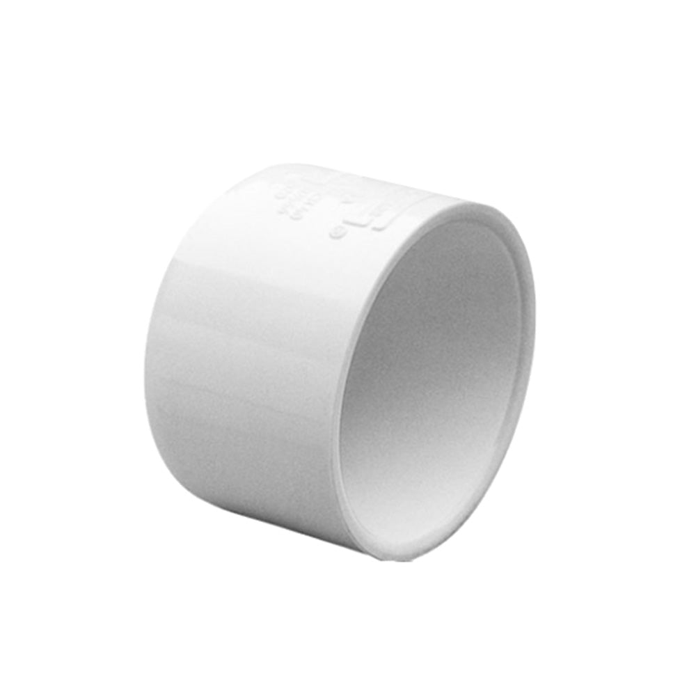 3/4 Inch Socket Sch 40 White Pvc Cap