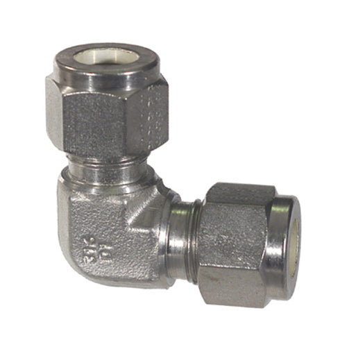 3/8 Inch Compression Tube T316 Stainless Steel 90 Degree B-Lok Union Elbow