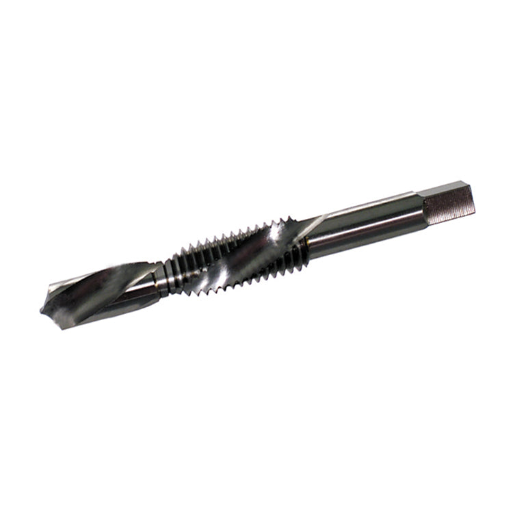 3/8-16 Hex Shank 118 Degree Split Point Black And Gold Combination Drill And Tap