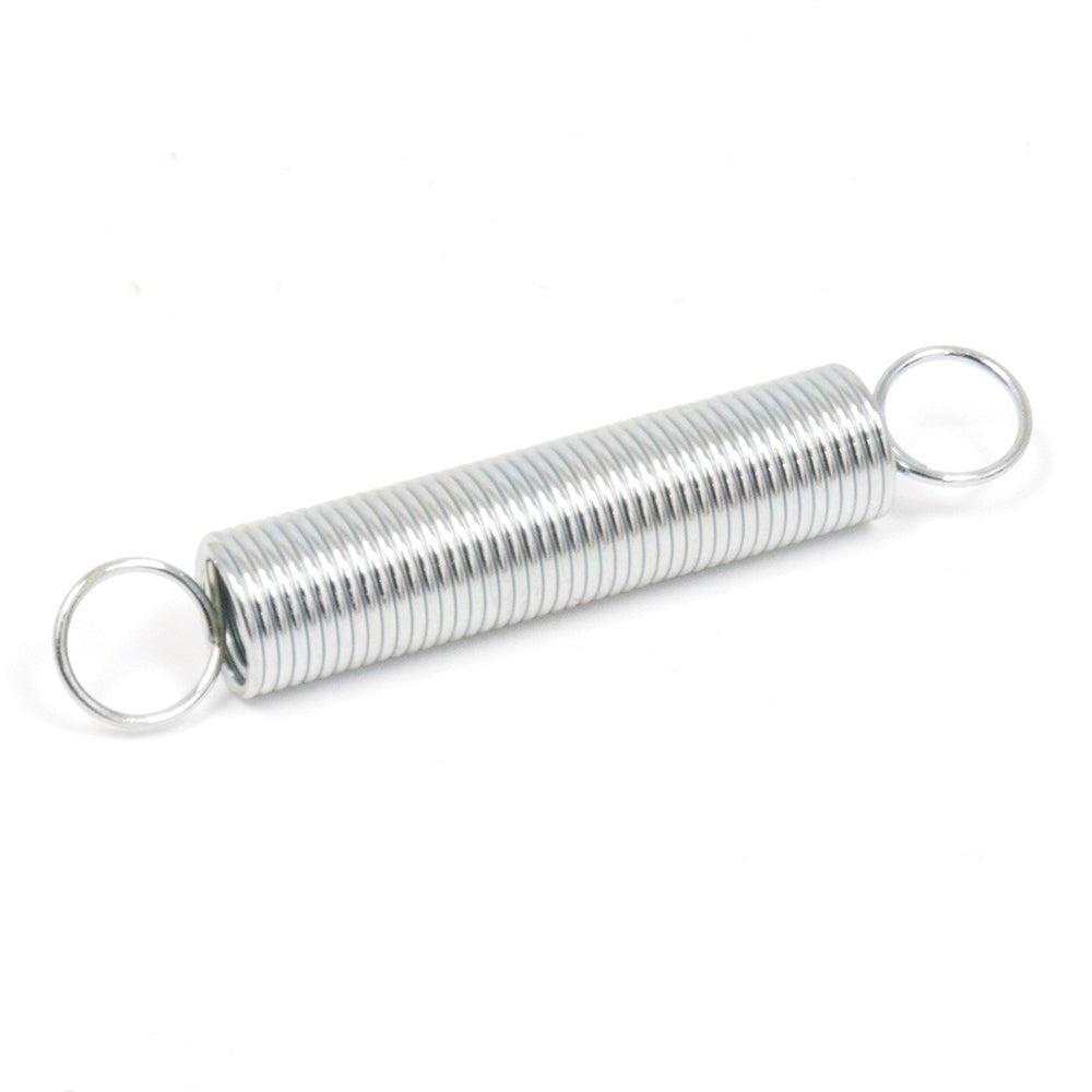 0.105 Inch X 3/4 Inch X 2-1/4 Inch Zinc Plated Hard Drawn Extension Spring
