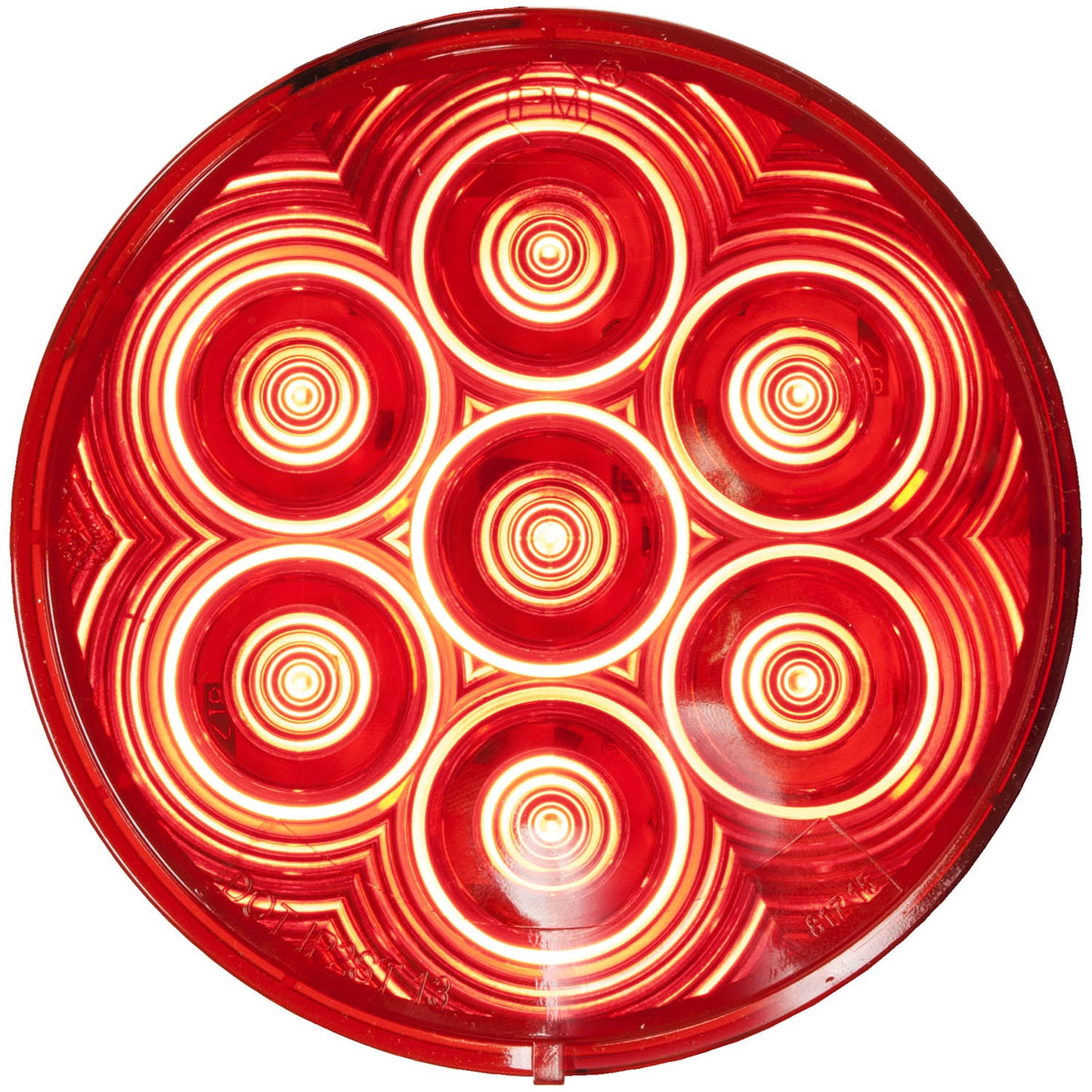 LED S/T/T Round 7 Dio Amp Hsg Grom Mnt 4"- Amp
