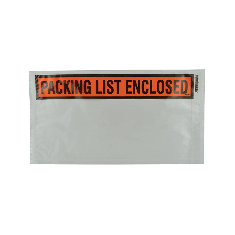5-1/2 Inch X 4-1/2 Inch Packing List Enclosed Envelope