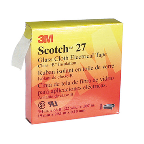 3/4 Inch x 66 ft White Scotch� Electrical Tape
