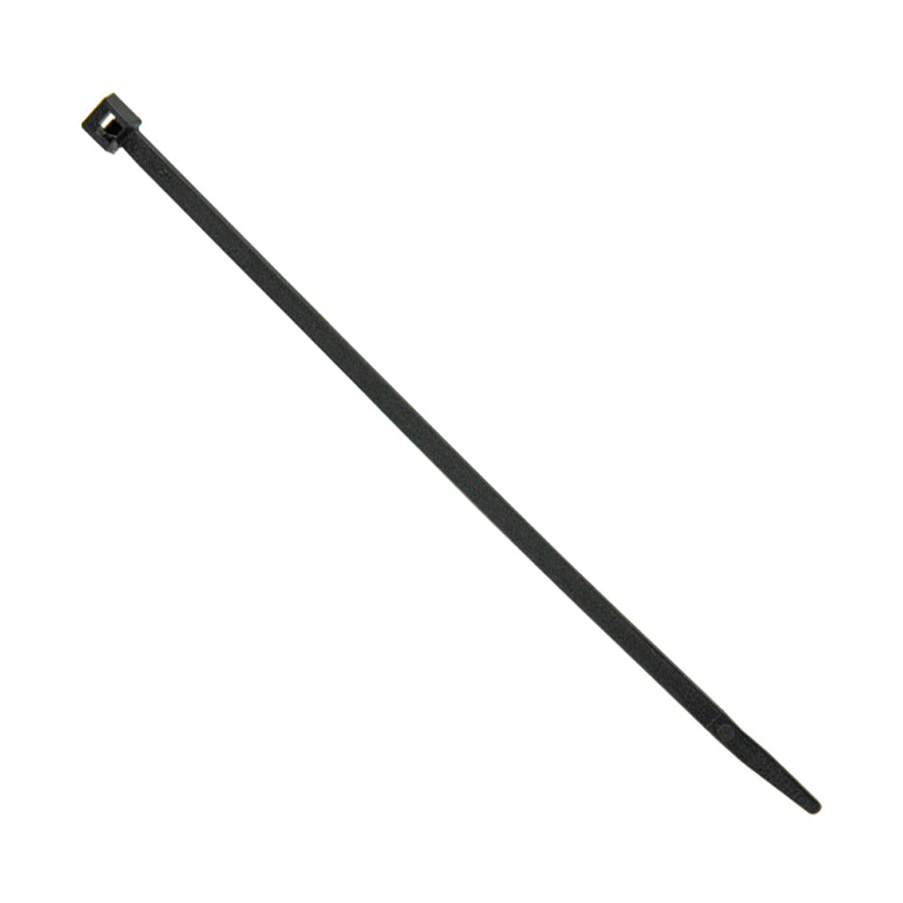 6 Inch X 0.10 Inch Cable Tie Black - 100 Per Pack