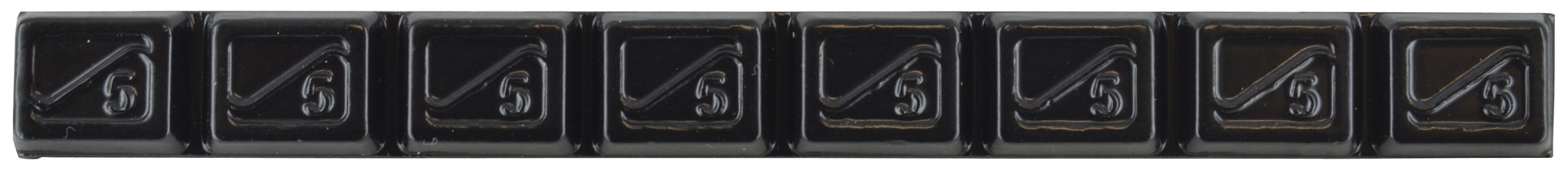 5 G Segments 40 G Per Strip Black Powder Coated Narrow Adhesive Lead Wheel Weight - 50 Per Box