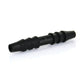 3/16 Inch x 3/16 Inch Black Nylon Vacuum and Washer Hose Barbed Line Connector