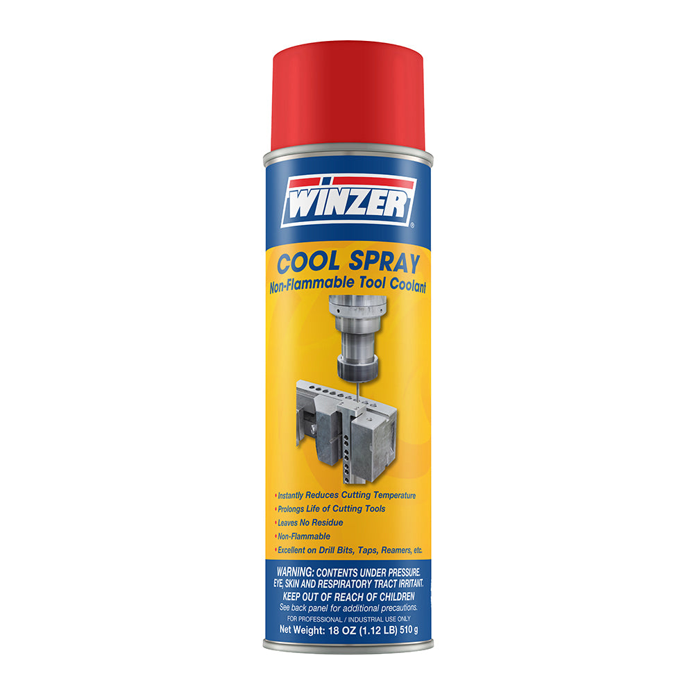Winzer Cool Spray Non-Flammable Tool Coolant - 18 Oz Net Weight - Aerosol