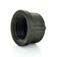 1-1/2" Schedule 40 Female NPT Black Welded Malleable Iron Pipe End Cap USA