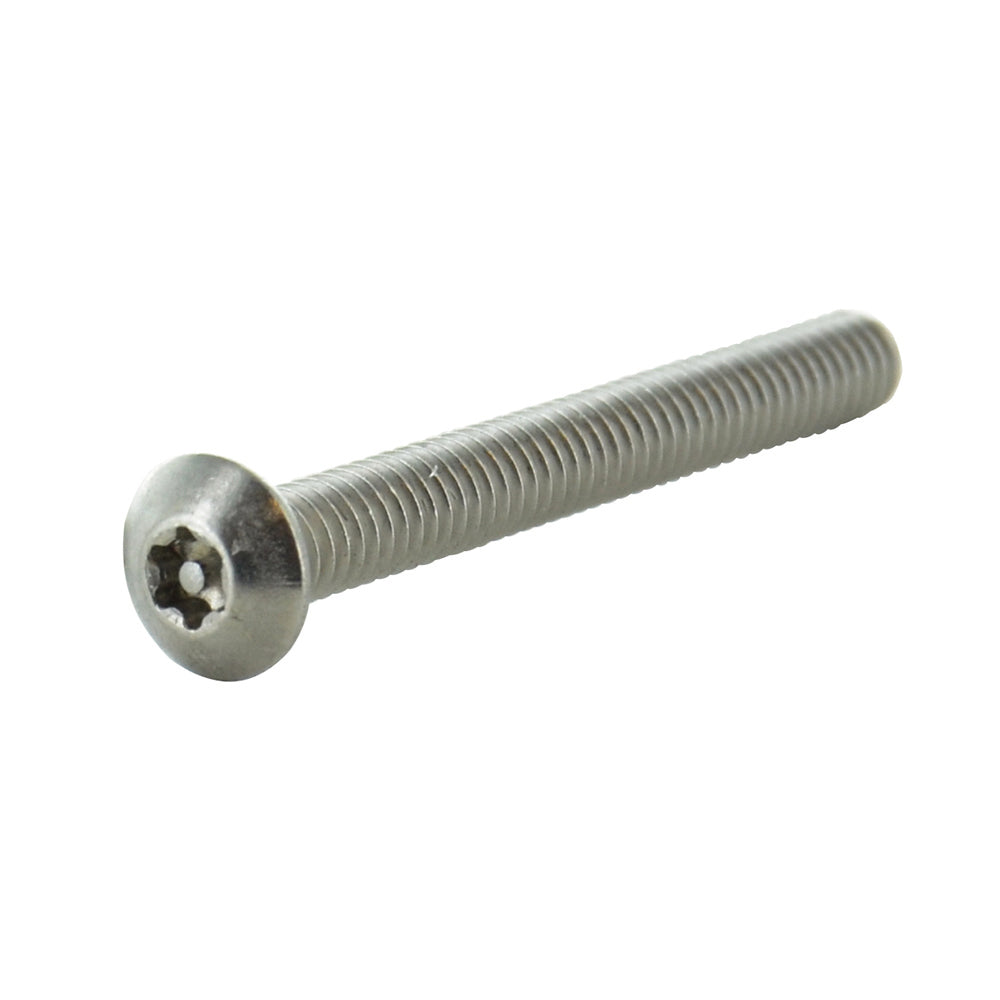 #8-32 x 1-1/2 Inch Stainless Steel Torx Pin Button Head Tamper Resistant Machine Screw