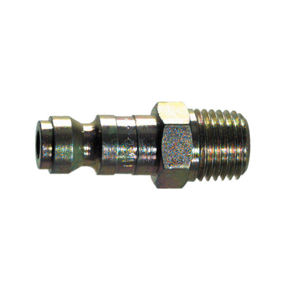 1/4 Inch Basic Size Tru-Flate / Parker Style Interchange Plug Male 1/4 Inch Npt