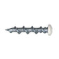 3/16 Inch x 1-1/4 Inch White Pan Head Concrete Screws Wall-Dog� Anchor - 100 Per Box